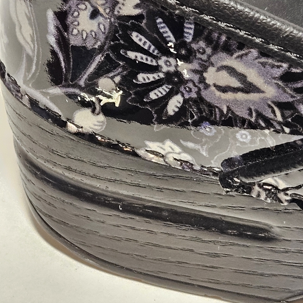 Dansko Women's Metallic Floral Print Slip-On Shoes, Sz 37, US Sz 6.5-7 - Picture 12 of 12